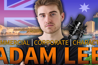do a young australian english male voiceover