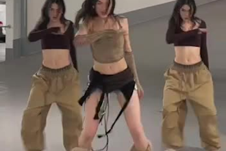 viral choreography dance video, group dance afrobeat tiktok dance twerk dance