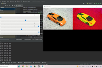 do realtime color filtering, image segmentation with opencv