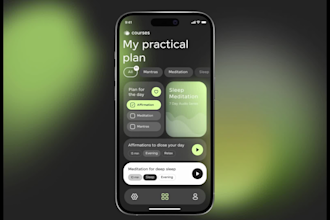 build meditation app, affirmation app, yoga app for android and ios platform