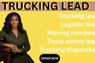 provide trucking dispatcher lead moving companies contact truck owner lead