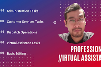 be your expert virtual assistant for CRM, support, admin