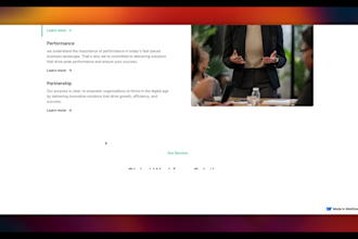 design and develop a custom webflow website with cms