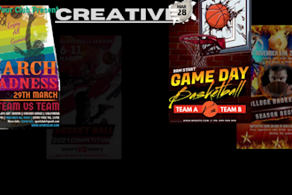 do fitness flyer basketball flyer motion animation flyer event flyer