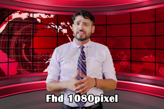 be your english breaking news spokesperson in full HD