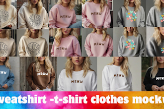 do sweatshirts tshirt clothes new mockups HD