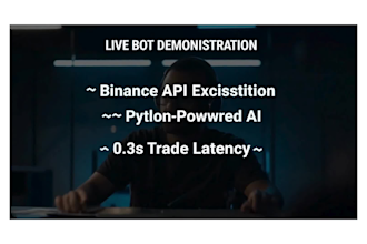 build professional ai trading bot developed for binance, mt5 and alpaca
