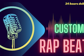 make high quality rap beats for you