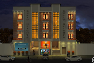 create 3d model and photorealistic render and walk through in 24 hours