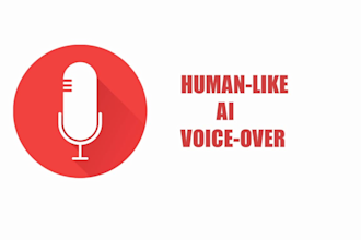 create a human like ai voiceover using eleven labs