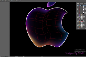 vectorize, recreate and enhance the quality and company logo