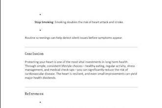 write a health based research article in 24 hours
