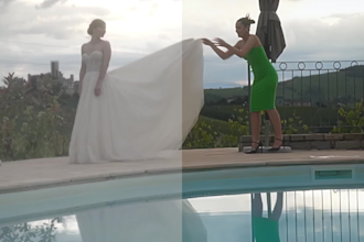 upscaling e color grading foto e video