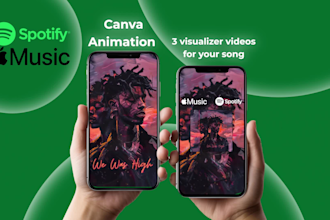 animate your spotify canvas and make you 3 visualiser videos