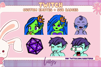 create animated emotes GIF, cheer emotes for kick and twitch