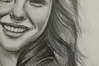 draw realistic pencil sketch