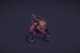 game model, animation ,hand paint texturing