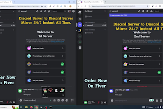 create discord forward mirror bot professionally working 24 7