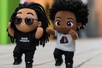 transform your photo into a custom plush scene