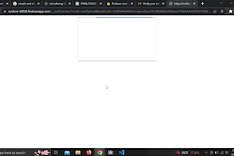 create login and signup page with firebase authentication