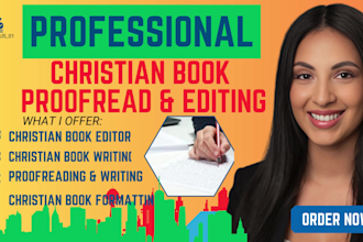 do christian book editor formatting christian book editing proofread manuscript