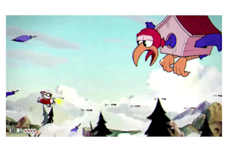 animate a vintage rubber hose style music video in 2d cartoon style