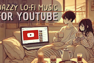 create chill, lofi and jazz music for youtube creators