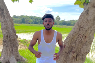 be your spokesperson as a village boy