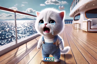 create custom ugc cat videos and ai animal storytelling content