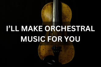 add realistic orchestra, cello, violin in your audio tracks