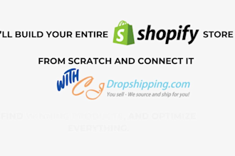 build shopify cj dropshipping store, SEO, add winning products cj dropshipping
