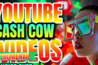 create automated cash cow youtube videos, grow social media channel