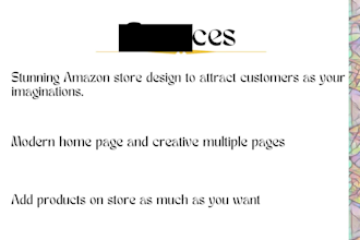 create your amazon storefront design
