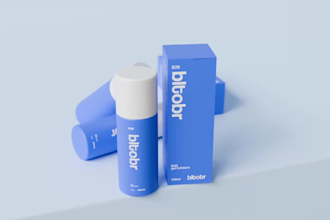 create realistic 3d cosmetic product  renders