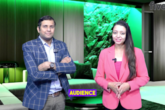 create an engaging dual spokespersons conversational video