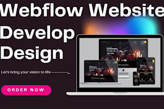 webflow expert and will design, redesign or develop modern webflow website, saas