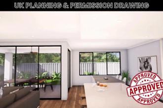draw architectural plans for your UK planning permission drawings