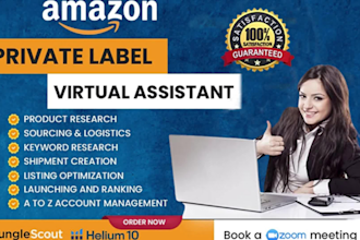 be your expert amazon fba virtual assistant for fba store