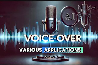 record a deep american ai voice over in any language