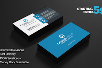 design your visiting cards, business cards in 24 hours