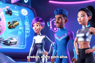 create a stunning 3d animated explainer video