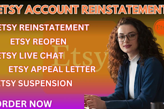 do etsy reinstatement, etsy suspension, etsy appeal letter, and etsy reopen