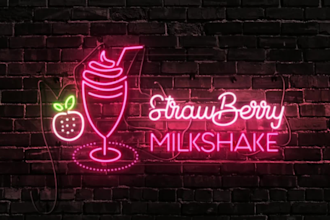make a unique neon sign light intro with custom 3d animation