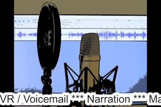 record a professional male german voice over