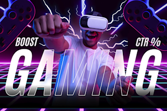 desing pro gaming thumbnails