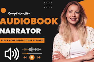 narrate and produce your audiobook, audio recording,narrator for acx and audible