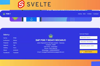 angular, blazor, svelte website design