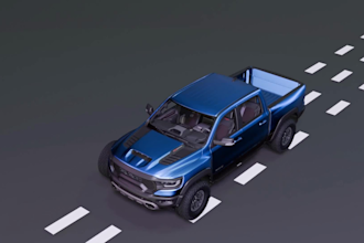 do 3d animation rigging, retouching, and rendering