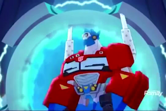 create an optimus prime rescue bots message for your child