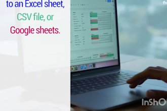 convert PDF to excel or CSV file, image, scanned docs to excel or google sheet